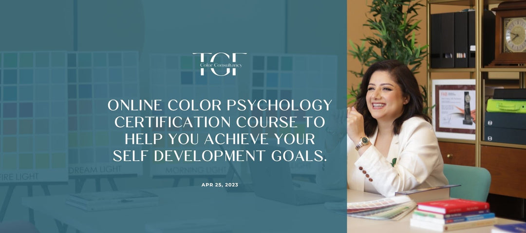 Online Color Psychology Certification Course To Help You Achieve Your Self Development Goals
